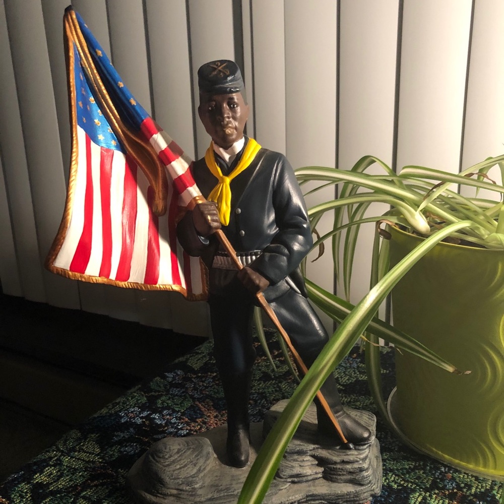 Buffalo Soldier statue